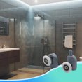 thumbnail image 2 of stanreset Roulettes de Porte de Douche Remplacement Salle de Séjour Armoire Poulie Salle de Bain Portes en Verre Réglable Roue Meubles Accessoires Fond 27mm, 2 of 6
