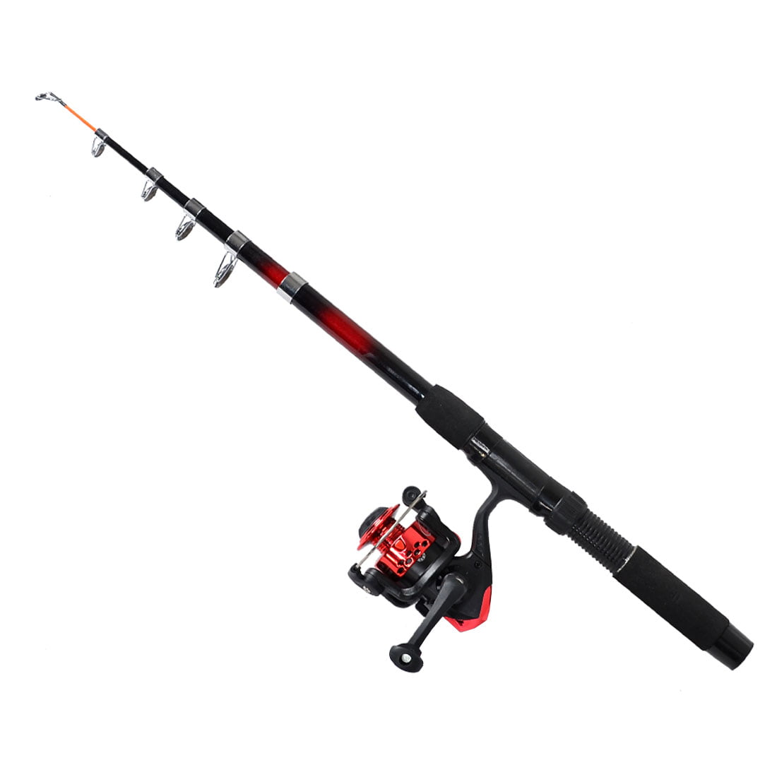 Retractable Fishing Rod 2M w Gear Ratio 5.21 Spinning
