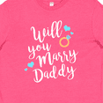 thumbnail image 4 of Inktastic will you marry daddy-ring white Youth T-Shirt, 4 of 5