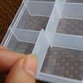 thumbnail image 3 of 8/10/15 Grid Fishing Clear Storage Box Transparent Fish Hook Organizer Plastic Jewelry Container, 3 of 9