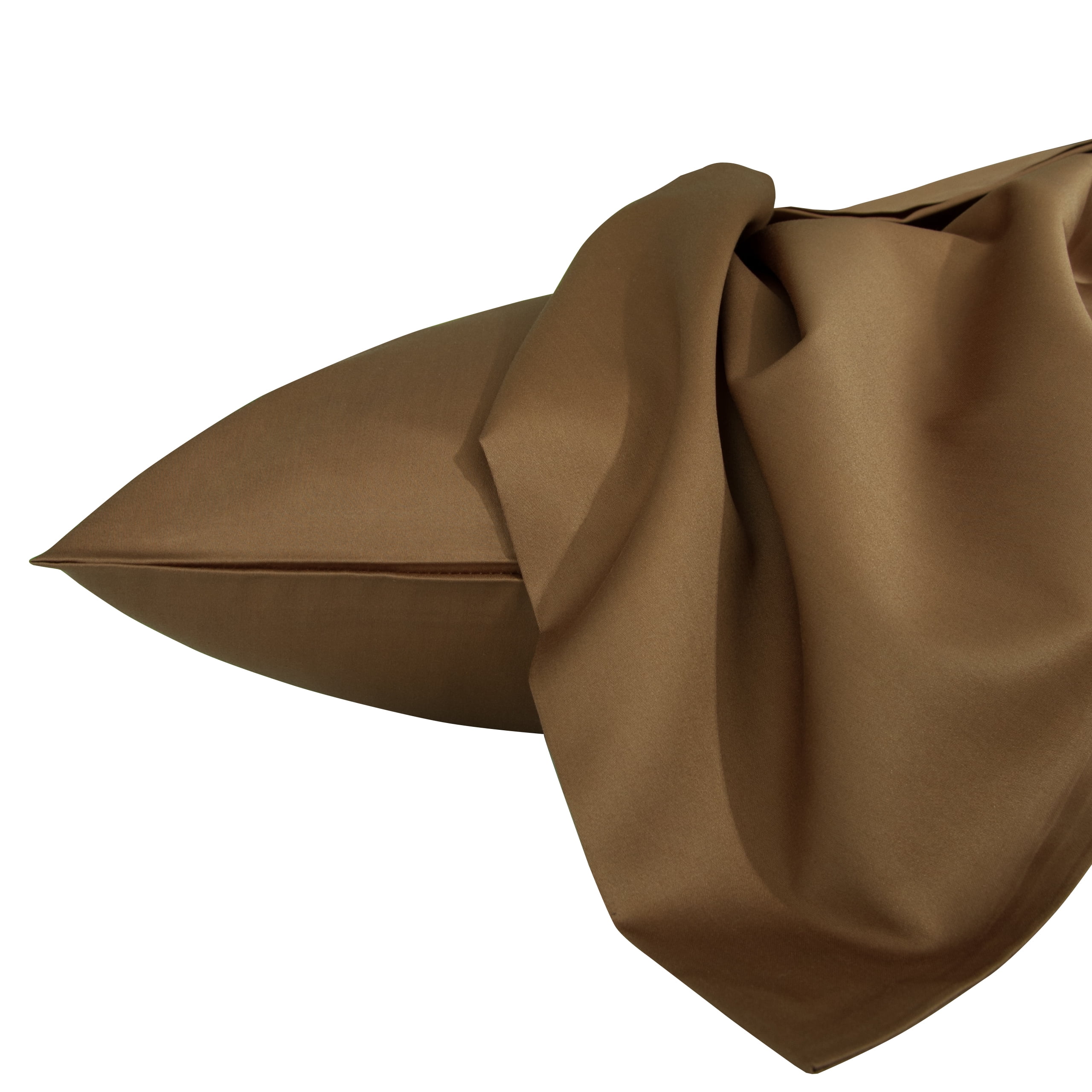 NTBAY 2 Pack 100% Egyptian Cotton Body Pillowcase with Envelope Closure,Soft and Easy Care Long Body Pillow Cover, 20" x 54", Brown