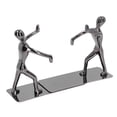 thumbnail image 3 of DEWIN 2Pcs Book Ends, Black Book Holders Human Shape Modern Stylish Special Design Stainless Steel Bookends Decorative, 3 of 8