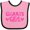 Pink and Black, variant on Inktastic Gramma's Granddaughter Gift Girls Baby Bib