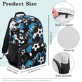 thumbnail image 7 of Aplkyhs Football School Backpack for Boys Girls Ages 6-18 Large Capacity Lightweight Water Resistant Ergonomic Padded Straps for Elementary Middle High School Back to School, 7 of 7