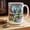 Black, variant on Gingerbread House Mug Gingerbread Coffee Cup Christmas Kitchen Decor Mug Christmas Coffee