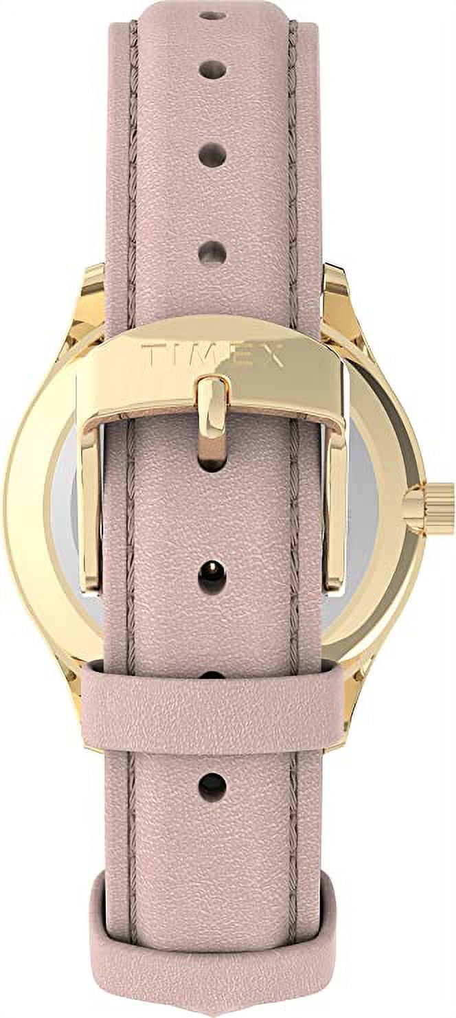 Timex TW2V25200 Women's Easy Reader Pink Leather Watch