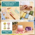 thumbnail image 4 of DIY Yarn Crochet Kit for Colorful Flower Weaving | Acrylic Wool Material Pack | Includes English Instructions & Video | Soft Hand-Feel | Home Décor & Gift Craft Set, 4 of 9