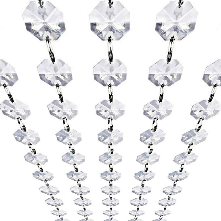 Acrylic clearance bead garland