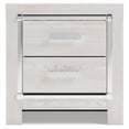 thumbnail image 5 of Signature Design by Ashley Contemporary Altyra 2 Drawer Nightstand, White, 5 of 8