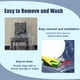 thumbnail image 3 of Estbridge - 2 fundas de plástico para sillas de comedor, transparentes, impermeables, a prueba de polvo, de PVC, para el hogar, la cocina y el dormitorio, 3 of 8