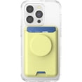 thumbnail image 2 of PopSockets Phone Wallet for MagSafe, Phone Card Holder with Grip, Yellow - Butter Yellow, 2 of 6