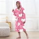 thumbnail image 4 of Ropa de cama Ropa infantil Albornoz grueso con capucha alargado Pijamas de terciopelo para niñas Camisón de poliéster para niñas, 4 of 7