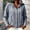 Black, variant on Women's Striped Button Front Hoodie Sweatshirts, Crepe Fabric Long Sleeve Pullover Tops for Women, Hooded Going Out Clothes with 2 Chest Pockets, Casual Striped Button Up Hoodie Sweatshirt Black L