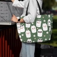 thumbnail image 7 of KdxioAlpaca Faces for Beach Bag for Women Large Beach Tote Bag Waterproof Sandproof Swim Bag with Zipper Pockets Beach Vacation Travel, 7 of 7