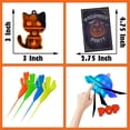 thumbnail image 3 of BicMan 30 Pack Halloween Prefilled Mini Pop Silicone Keychain, 180Pcs Party Favors for Kids, Sensory Anti-Anxiety Toys,Fidget Toys Pack, 3 of 6