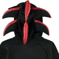 thumbnail image 5 of Boys Sonic The Hedgehog Shadow,Tails and Knuckles Cosplay Zip Up Fleece Hoodie-Boys 4-20 Black, 5 of 8