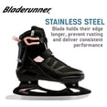 thumbnail image 5 of Bladerunner Igniter Ice Skates for Women, Black/Rose Gold, 5 of 7