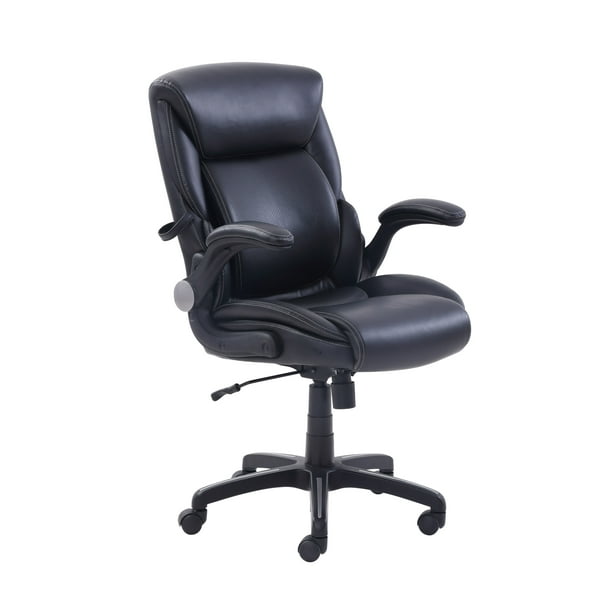 Serta Air Lumbar Bonded Leather Manager Office Chair Multiple