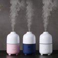 thumbnail image 2 of White Mini humidificador de aire inteligente de 500 ml, generador de niebla USB, difusor de aroma de reposición de belleza, funcionamiento ultrasilencioso, Humidificador, aire limpio, apli, 2 of 5