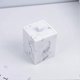 thumbnail image 4 of Organizador de baño con tapa y soporte cuadrado para hisopos de algodón, color blanco, 4 of 5