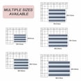 thumbnail image 6 of Navy Sky Blue Ombre Striped Outdoor Rug 3x5 Ft, Non Slip Washable Area Rug, Gradient Horizontal Lines Patio Rugs Carpet Runner, Large Floor Mat for Indoor/Outdoor Deck Porch Camping, 6 of 8