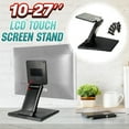 thumbnail image 5 of 10in-27in Adjustable LCD TV Monitor Stand Folding Desk Bracket with VESA Hole, 5 of 13