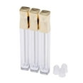 thumbnail image 4 of 3x 5ml Empty Clear Lip Gloss Tube Empty Lipstick Eyeshadow Lip Balm Bottle Container Golden, 4 of 8
