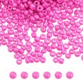 thumbnail image 1 of Cristal Cuentas 3mm Agujero Suelto Cuentas para Pulsera Pendientes Joyería Fabricación Cabello Trenzado Claro Fucsia Unique Bargains, 1 of 6