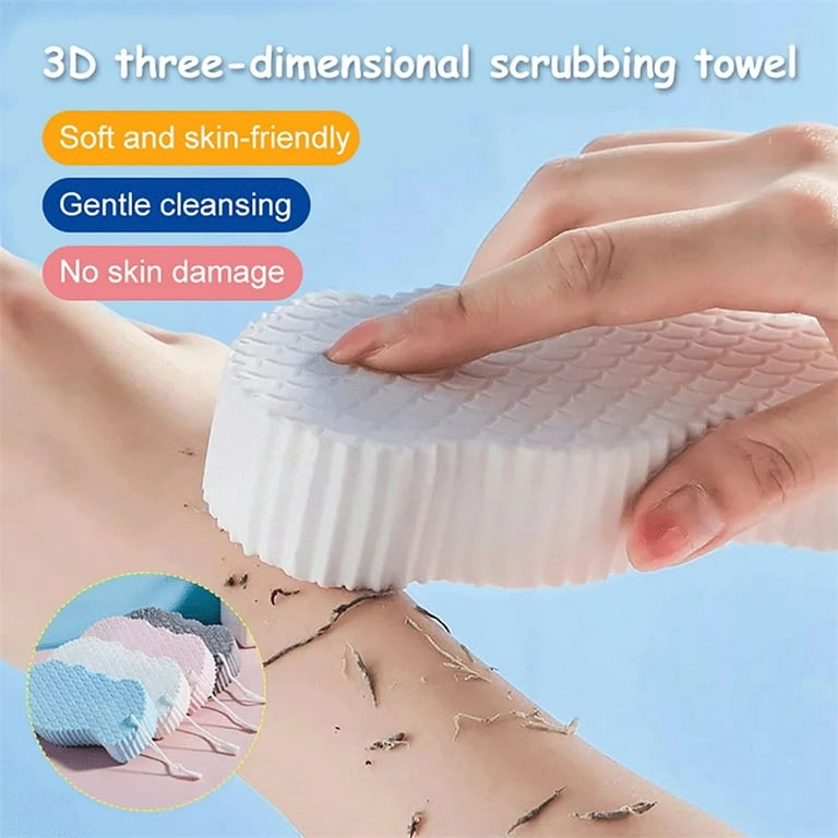 1PC 3d Bath Sponge Bath Cleaning Soft Sponge Clean Brush Painless
