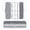 Twinkling Stars and Constellations, variant on Plastic Pencil Box Large Capacity Pencil Boxes Clear Boxes with Snap-Tight Lid Stylish Office Supplies Storage Organizer Box Watercolor Ink Splashes Pattern