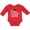 Red, variant on Inktastic Halloween So Franken Cute Boys or Girls Long Sleeve Baby Bodysuit