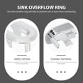 thumbnail image 6 of Milisten Silver Plastic Sink Basin Cover, Design, Durable and Lightweight, 10Pcs, 6 of 8