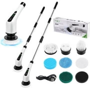 Electric Spin Scrubber, LHPY Cordless Bathroom Tub Scrubber, Portable Power Shower Brush Household Cleaning Tools for Tile Floor