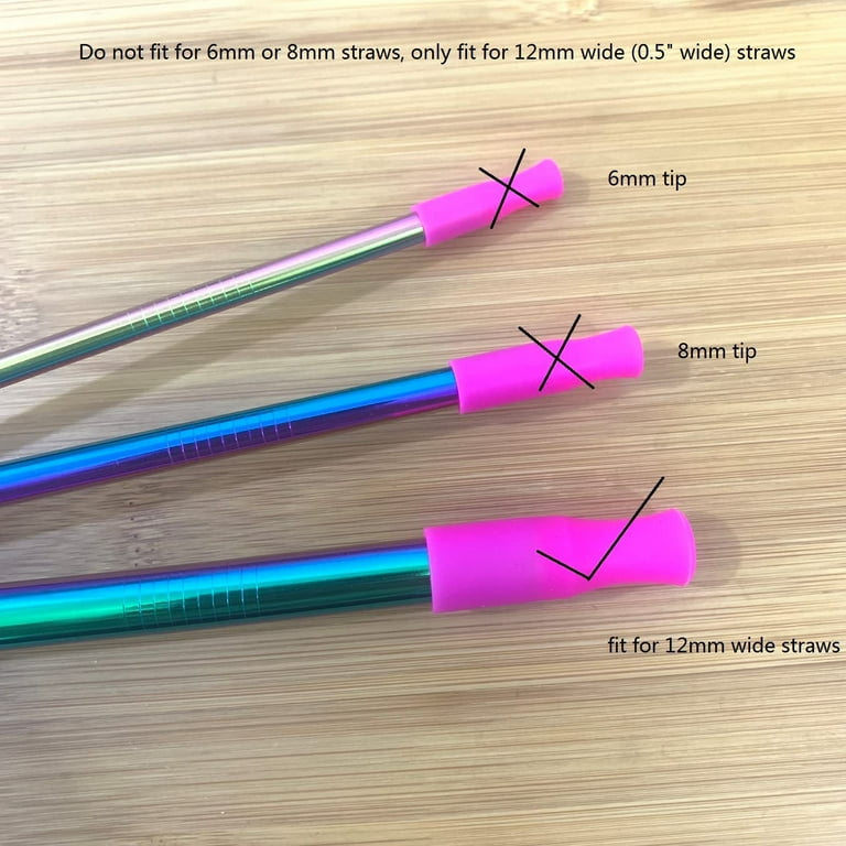 Silicone Tip for Stainless Steel Straw, 6mm
