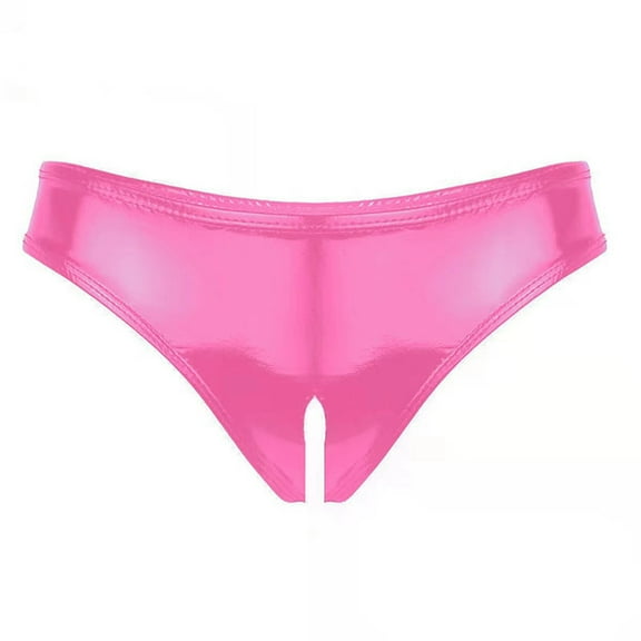 Blmnix Women Panties Crotchless Panties No Show Hipster Panties Briefs Patch Pink Womens Boyshorts Underwear