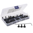 thumbnail image 1 of M5x16/19mm Screws Set, Self Tapping Screws Black Manganese Steel Durable  For Car Mudguard Replacement For A3 2014-2021, 1 of 8