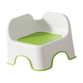 thumbnail image 4 of Taburete para niños, taburete para pies, respaldo antideslizante portátil, reposapiés multiusos, taburete para cambiar zapatos para cocina, sala de es Verde, 4 of 8