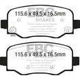 thumbnail image 2 of EBC Brakes Yellowstuff 4000 Series Street and Track Brake Pad Set Fits select: 2017-2022 JEEP COMPASS, 2015-2023 JEEP RENEGADE, 2 of 2