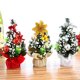 thumbnail image 2 of Árbol de bolas de 20 cm, mini regalo, árbol decorativo de Navidad, centro comercial para el día de Navidad, adornos decorativos de escritorio, árbol pequeño, 2 of 5