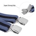 thumbnail image 2 of Buyless Fashion Bretelles Texturées Robustes pour Hommes - Sangles Ajustables de 48 Pouces 1 1/4 Pouces - Forme en Y, 2 of 7