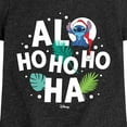 thumbnail image 3 of Lilo & Stitch - Alo Ho Ho Ho Ha - Girls Fitted Short Sleeve Tee, 3 of 5
