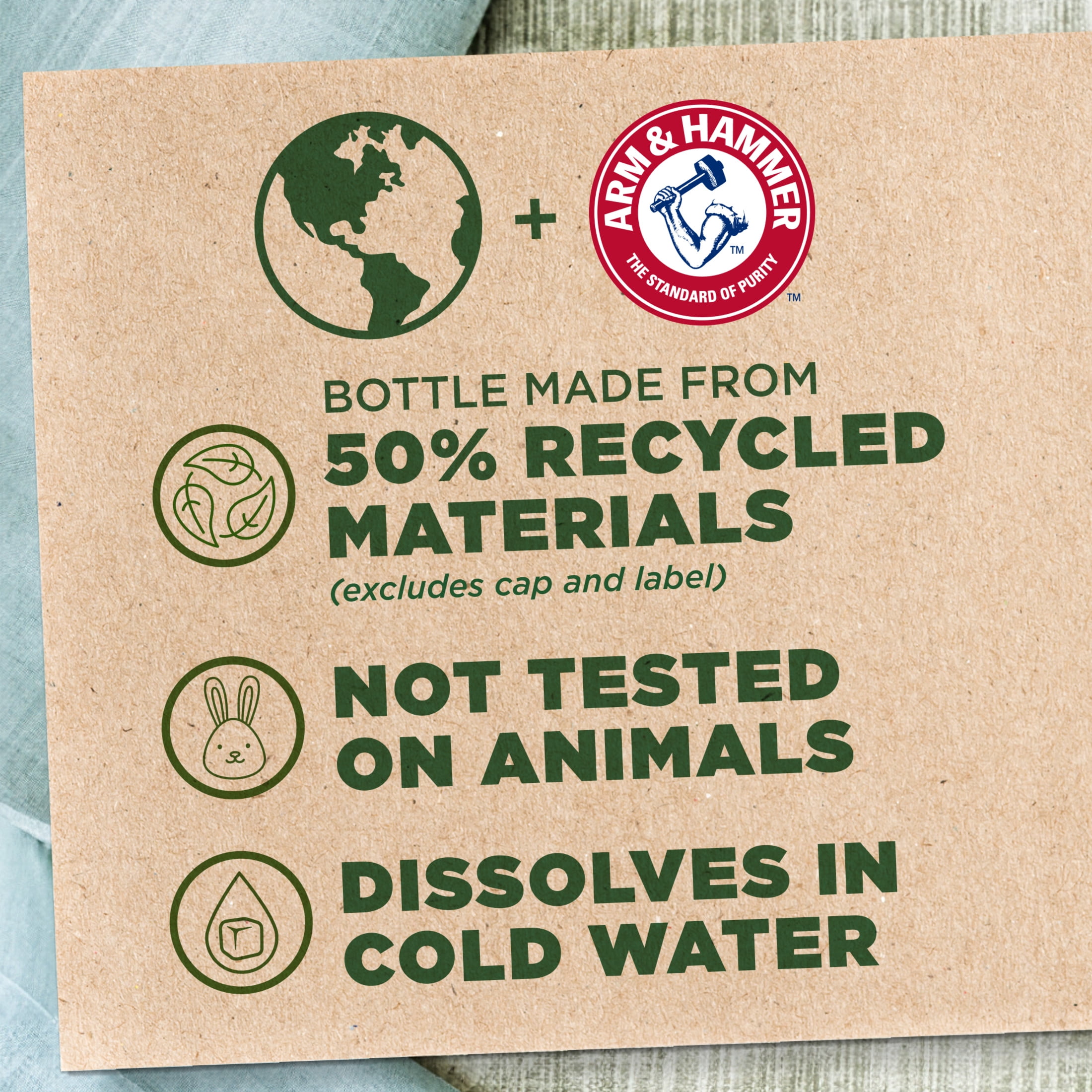 (4 pack) ARM & HAMMER Odor Blasters Laundry Scent Beads Alternative, Fresh Burst Scent, 45 Oz