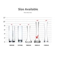 thumbnail image 4 of WGV Clear Medium Bud Vase- 3" Wide x 10" Height, Good quality, Heavy Weighted Base - 1 Pc, 4 of 8