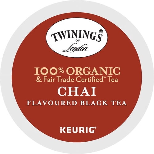 Twinings 100 Organic & Fair Trade Certified Tea Chai Flavoured Black