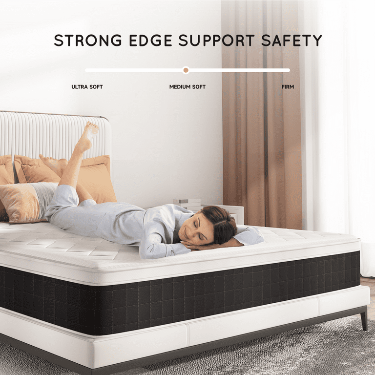 Full Size Hybrid Mattress Z HOM Classic 10 inch Foam Euro Top