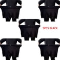 thumbnail image 1 of 5PCS Set Men Boxers Plus Size Full Cotton Boxer Underwear 5PCS BLACK 5XL 125-140kg, 1 of 6