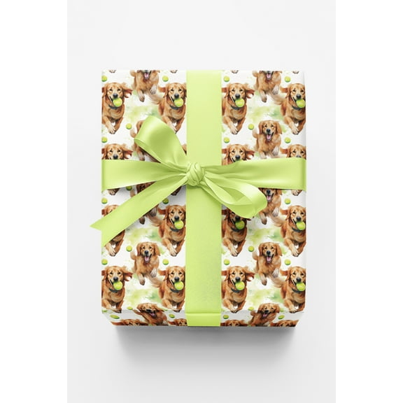 London Penny Premium Wrapping Paper - Golden Playtime