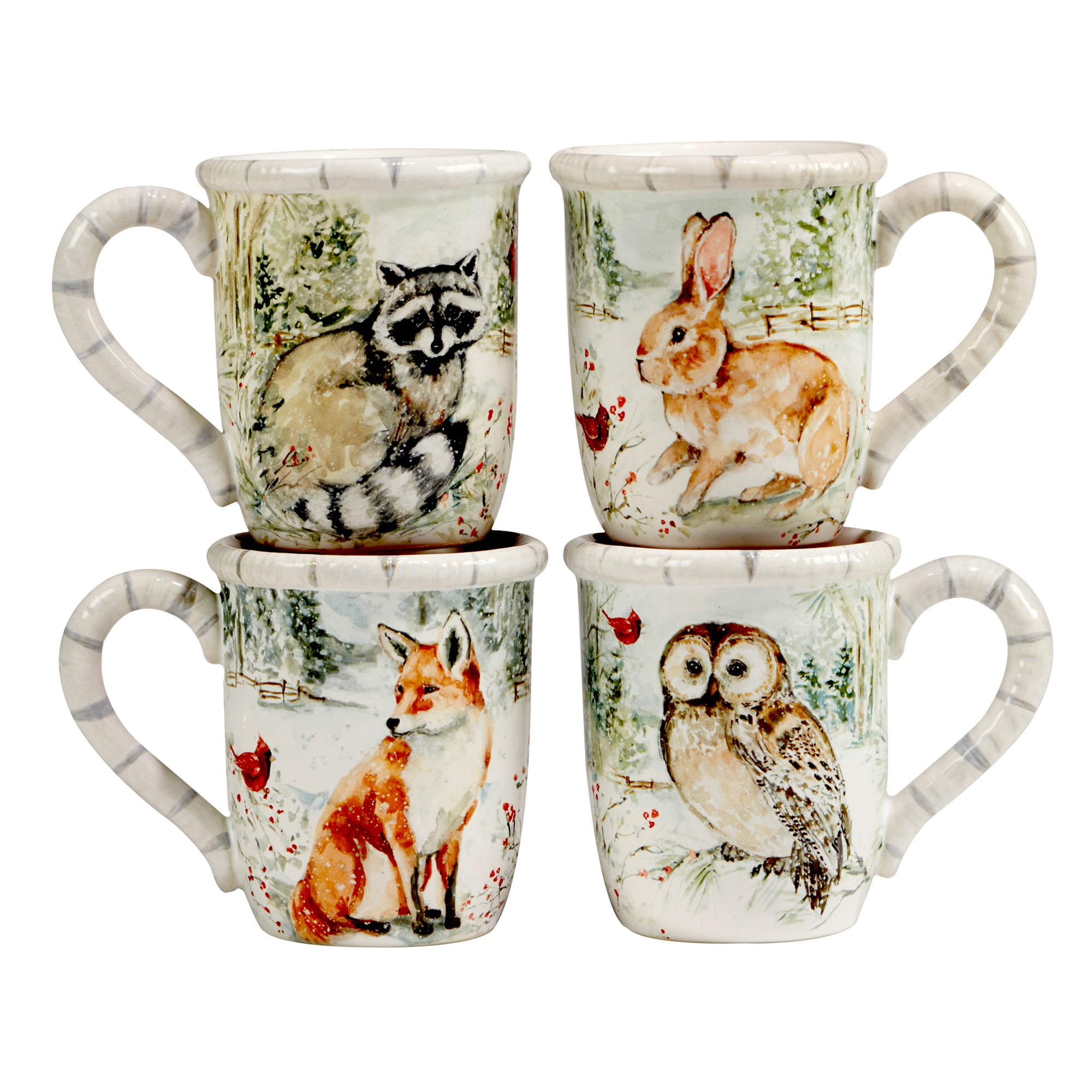 Certified International Winter Forest Animals Dinnerware - Thumbnail 5