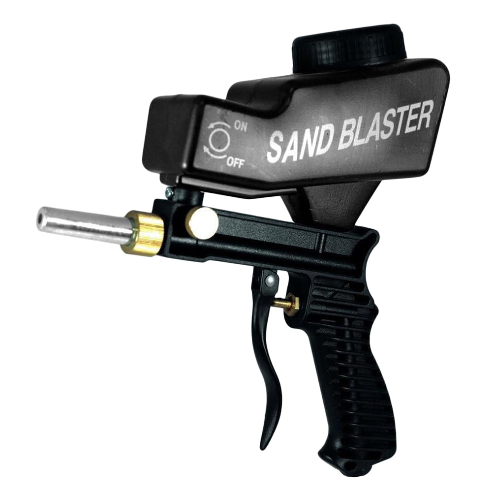 Antirust Sand Blasting Gun Gravity Type Sandblasting Sand Spray Gun Portable Sandblaster