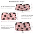 thumbnail image 5 of Universal Fit Accordion Auto Sunshade Windshield Sunshade 53'' x 23.5'' Black Cat Wearing A Witch Hat, 5 of 8